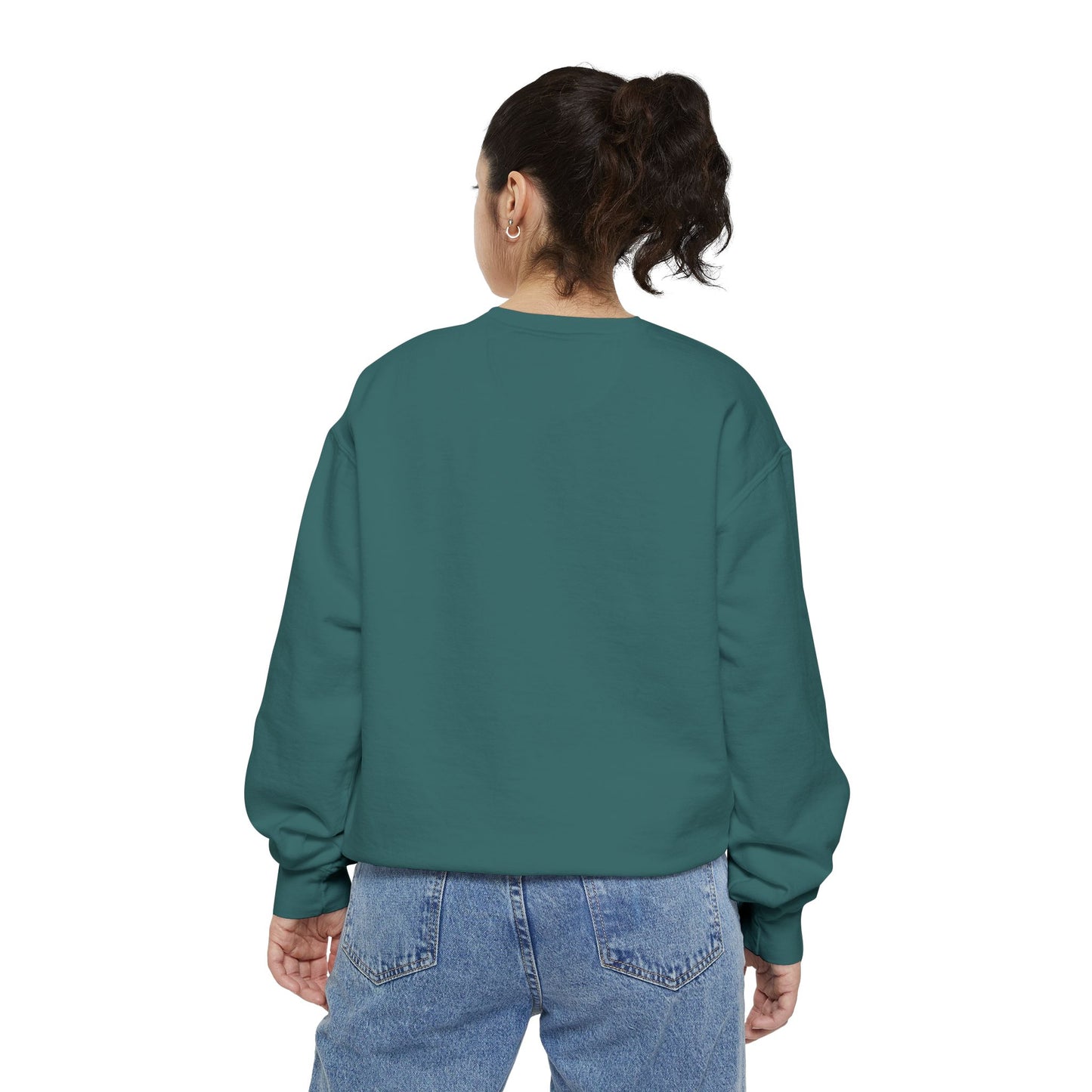 Surfing One Line Design Crewneck Sweatshirt - Comfort Colors