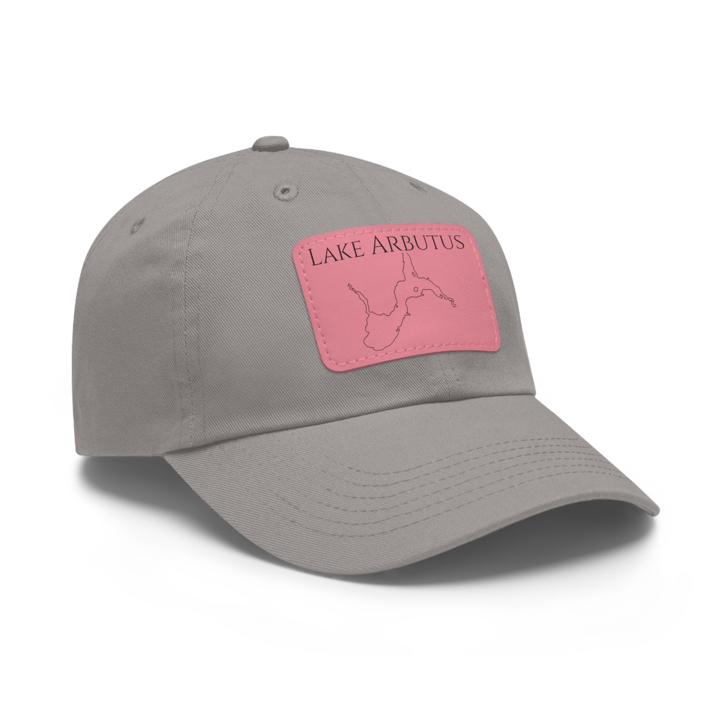 Lake Arbutus Embroidered Hat with Leather Patch