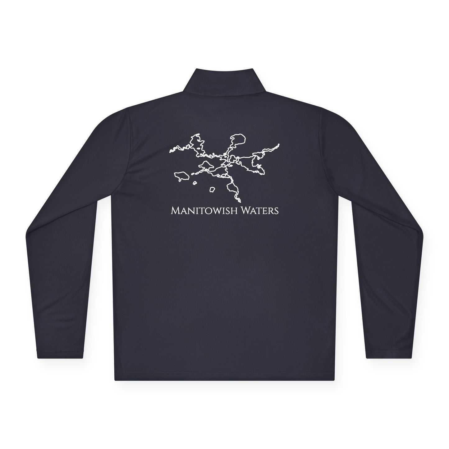 Manitowish Waters Outline Unisex Quarter-Zip