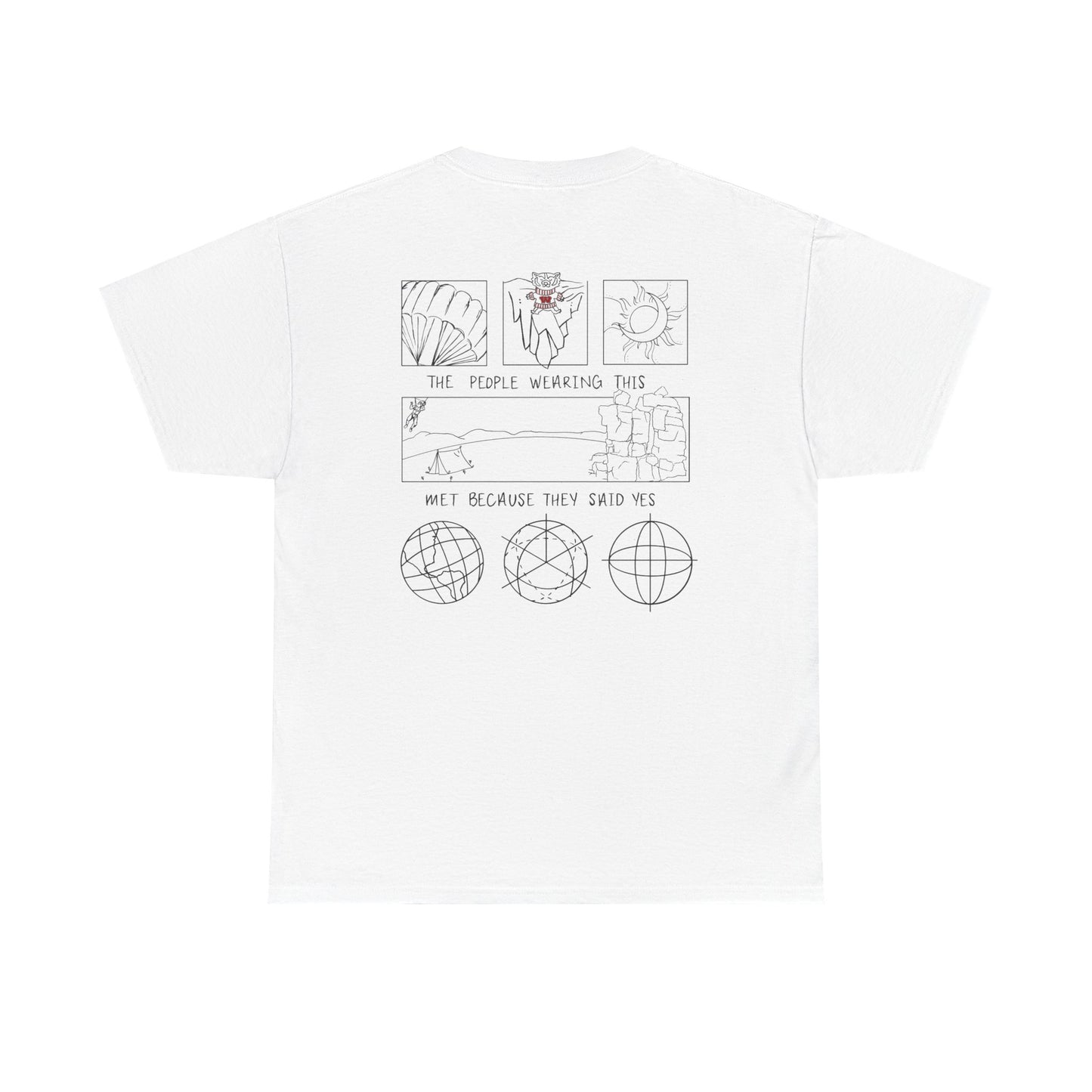 Yes UW T-Shirt - Unisex Heavy Cotton Tee