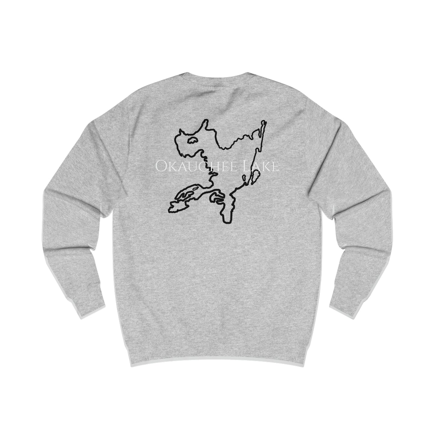 Row Boat Dog Fishing - Okauchee Lake Men's Sweatshirt