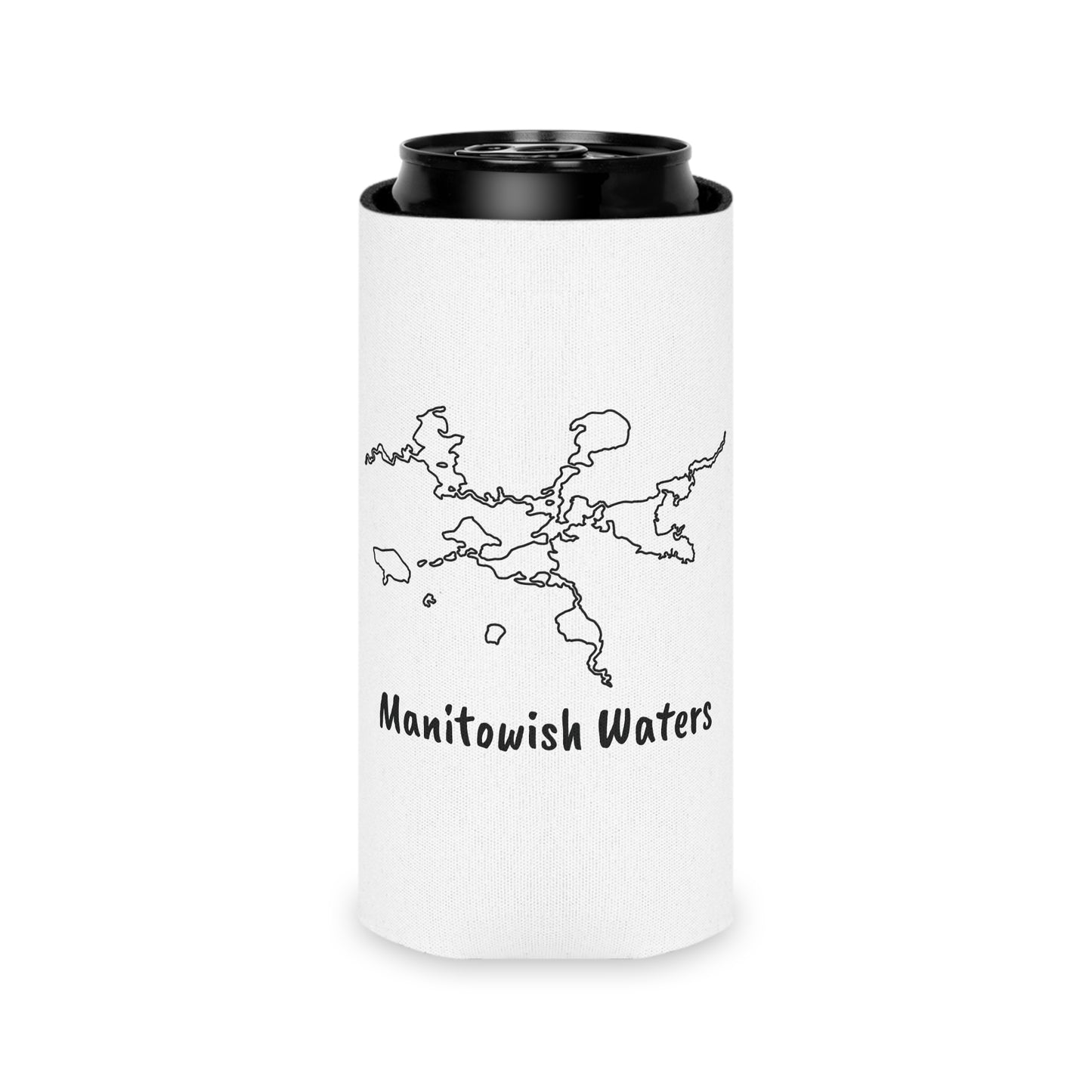 Kayak Girl Can Koozie - Manitowish Waters