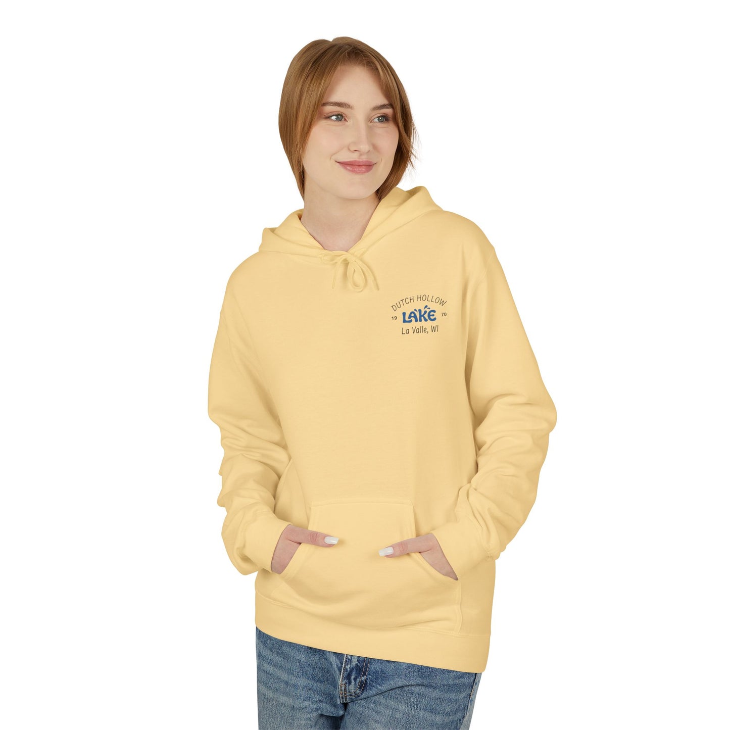 Dutch Hollow Line Art Midweight Travel Hoodie