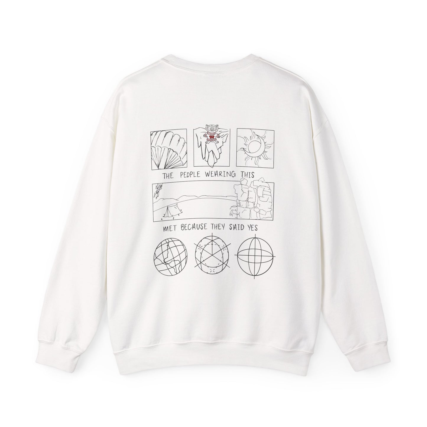 Yes UW - Unisex Heavy Blend™ Crewneck Sweatshirt