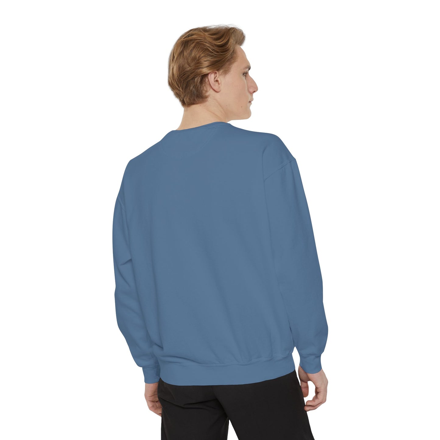Kayak Dog Lab Embroidered Crewneck Sweatshirt - Comfort Colors