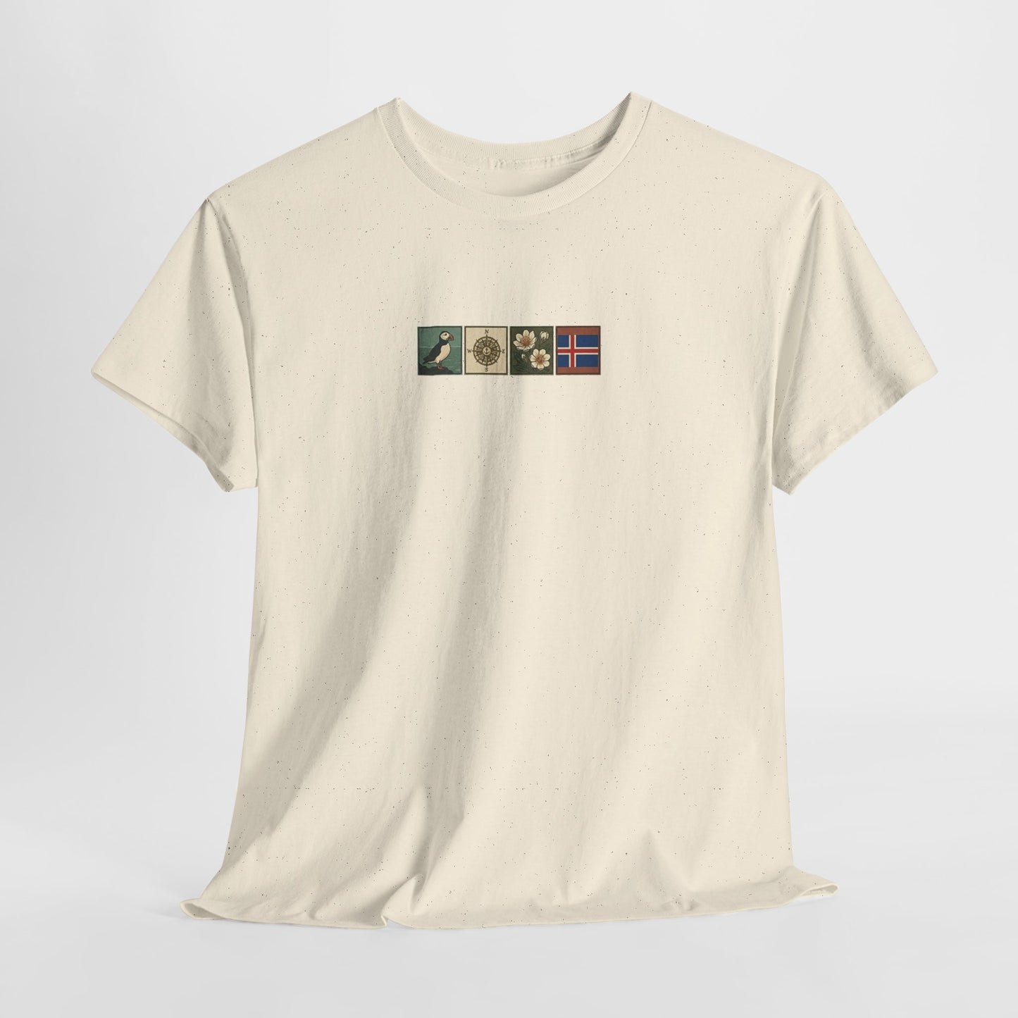 Iceland Vik - 4 panel front design - Unisex Heavy Cotton Tee