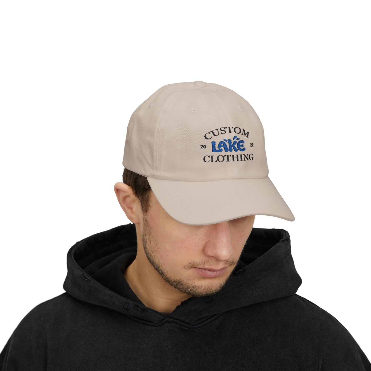 CLC Logo Embroidered Classic Dad Cap Black Text