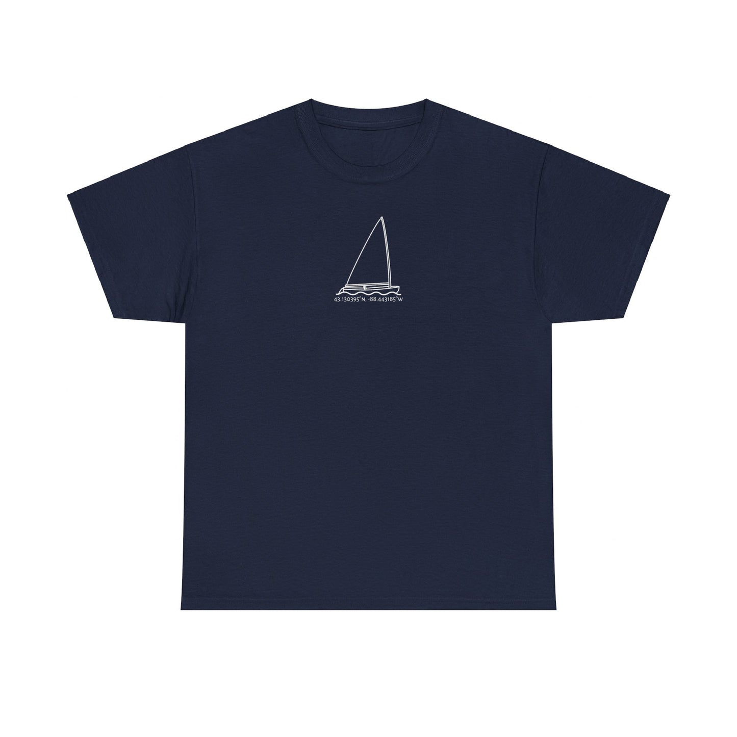 Sailboat Finn Model Unisex Heavy Cotton Tee