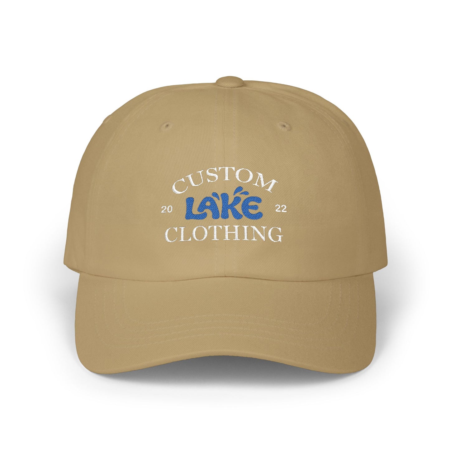 CLC Embroidered Classic Dad Cap (White Text)