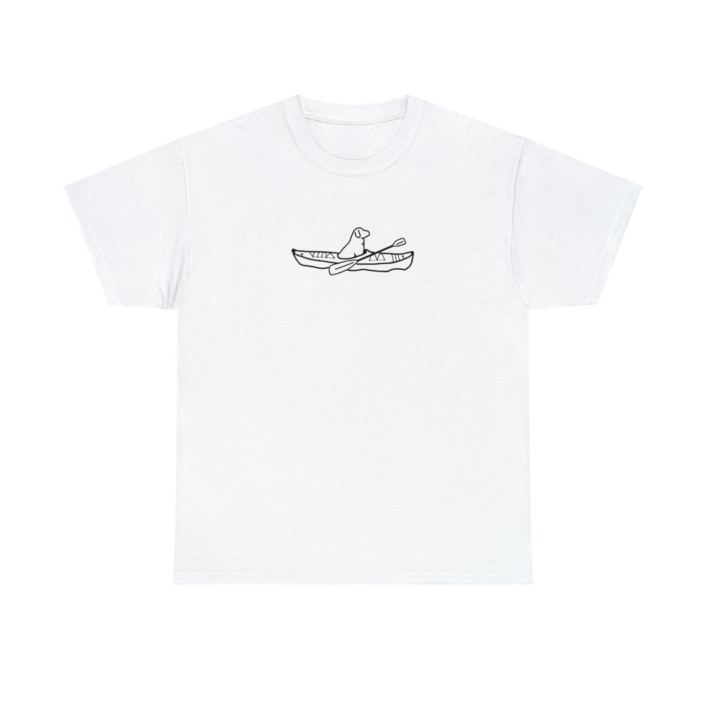 Eagle River Kayak Dog - Unisex Heavy Tee Shirt