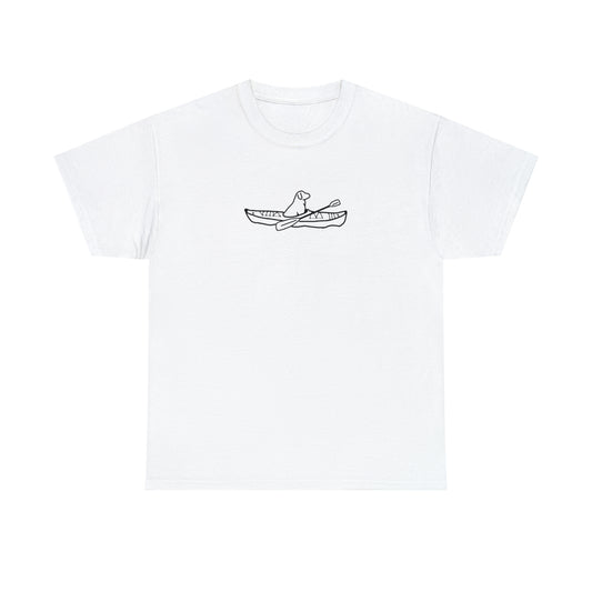 Eagle River Kayak Dog - Unisex Heavy Tee Shirt