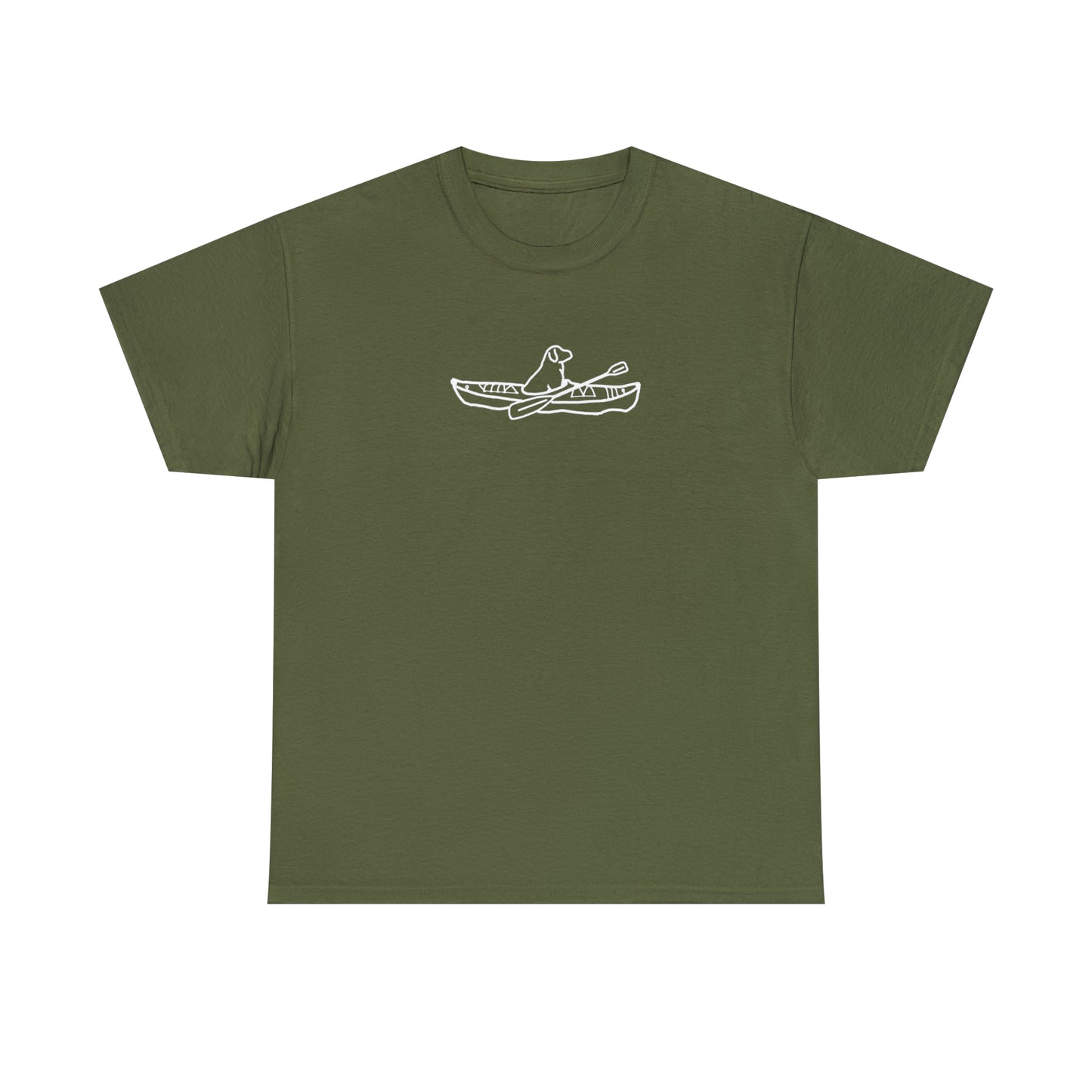 Eagle River Kayak Dog - Unisex Heavy Tee Shirt