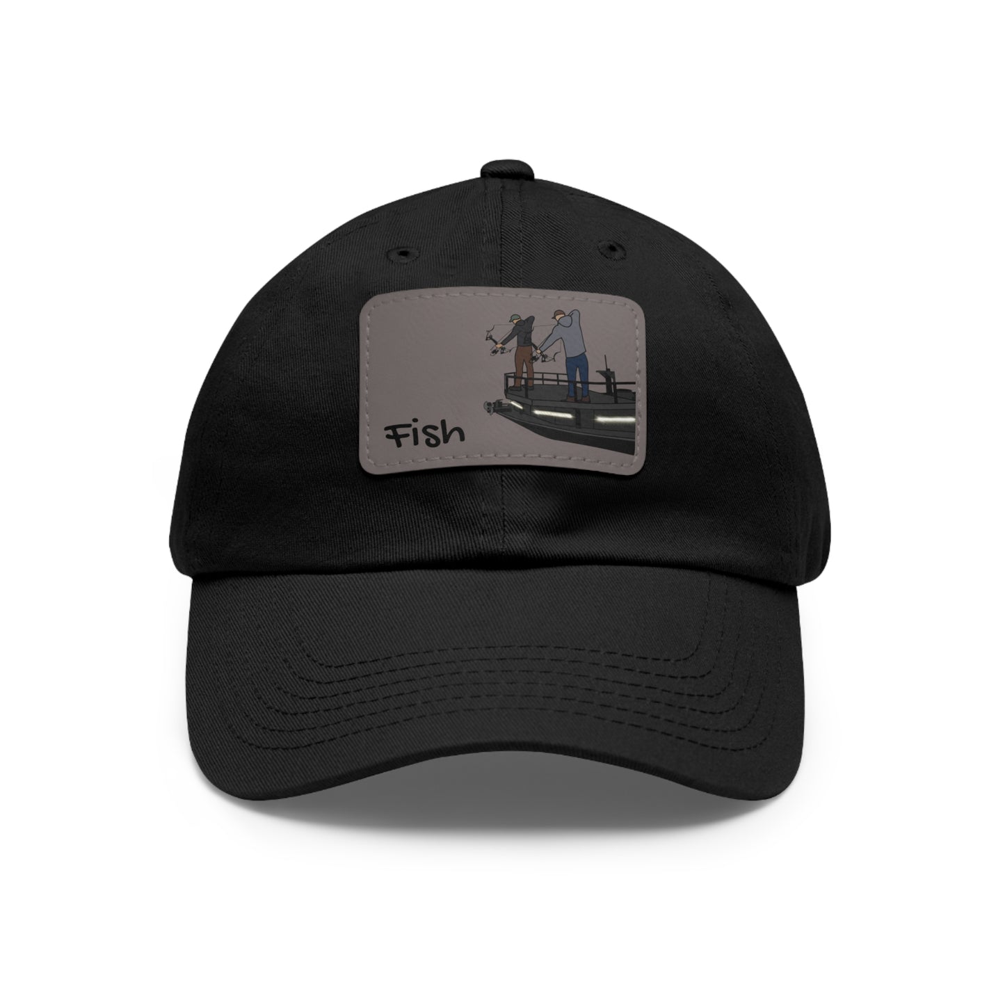 Hat with Leather Patch