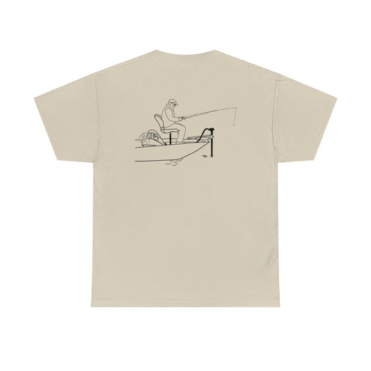 Okauchee Lake, Trolling Motor Fishing - Unisex Heavy Tee Shirt