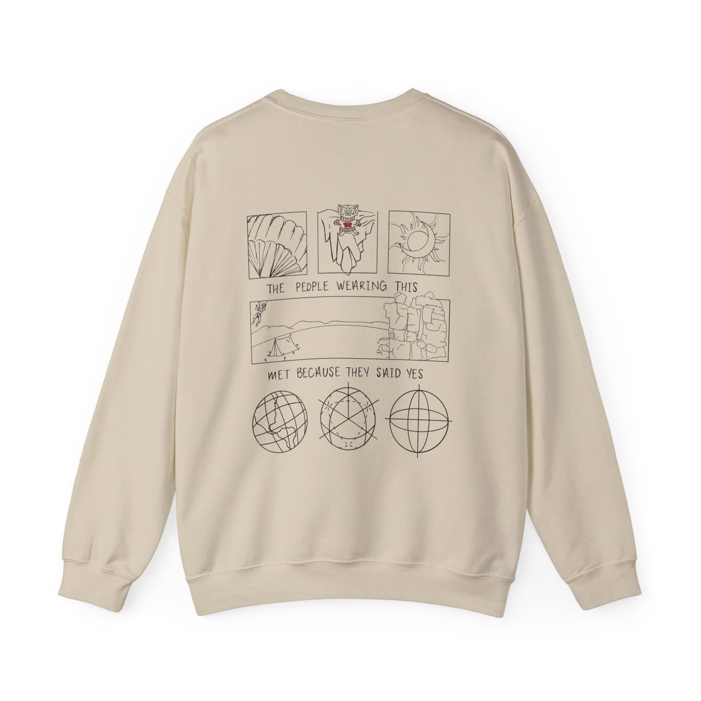 Yes UW - Unisex Heavy Blend™ Crewneck Sweatshirt