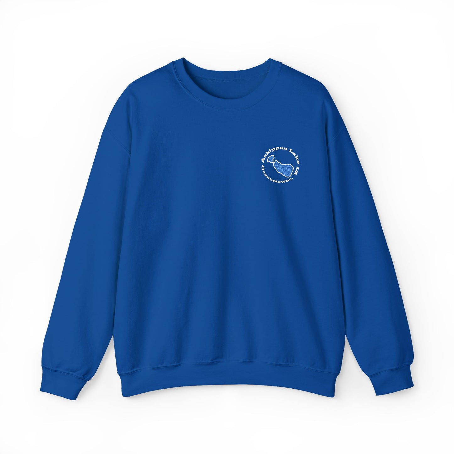 Ashippun Lake Embroidered Crewneck