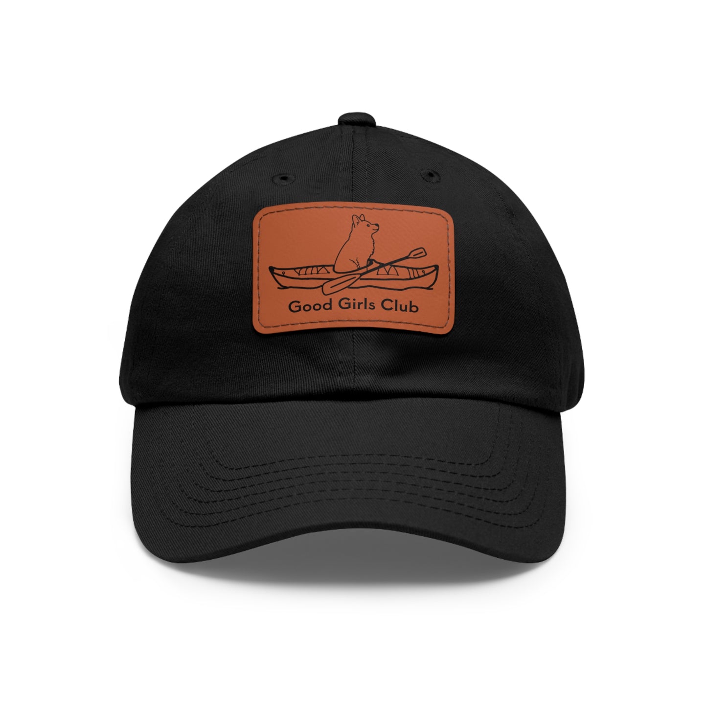 Good Girls Club Husky Kayak Dog - Hat with Leather Patch