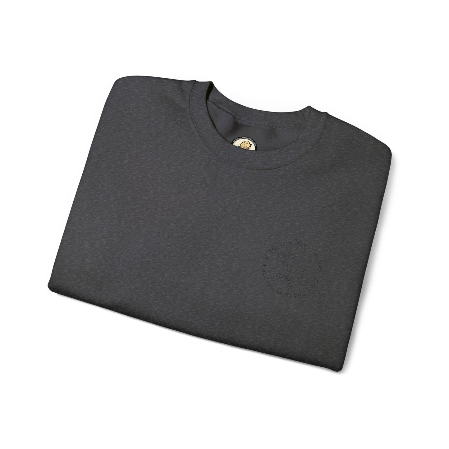 Okauchee Lake Embroidered Circle Text Oconomowoc WIUnisex Heavy Blend™ Crewneck Sweatshirt