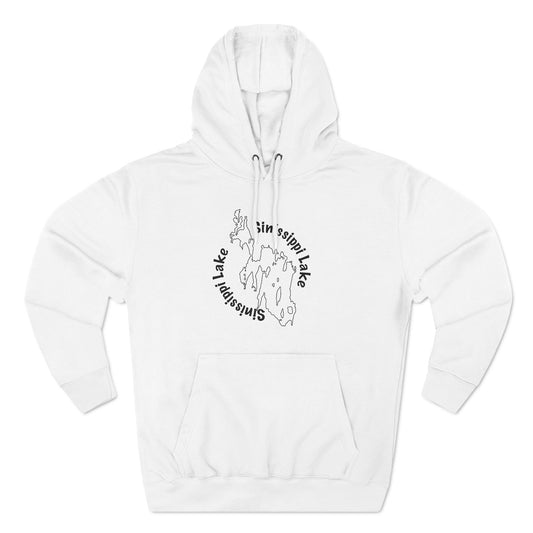 Three-Panel Fleece Hoodie