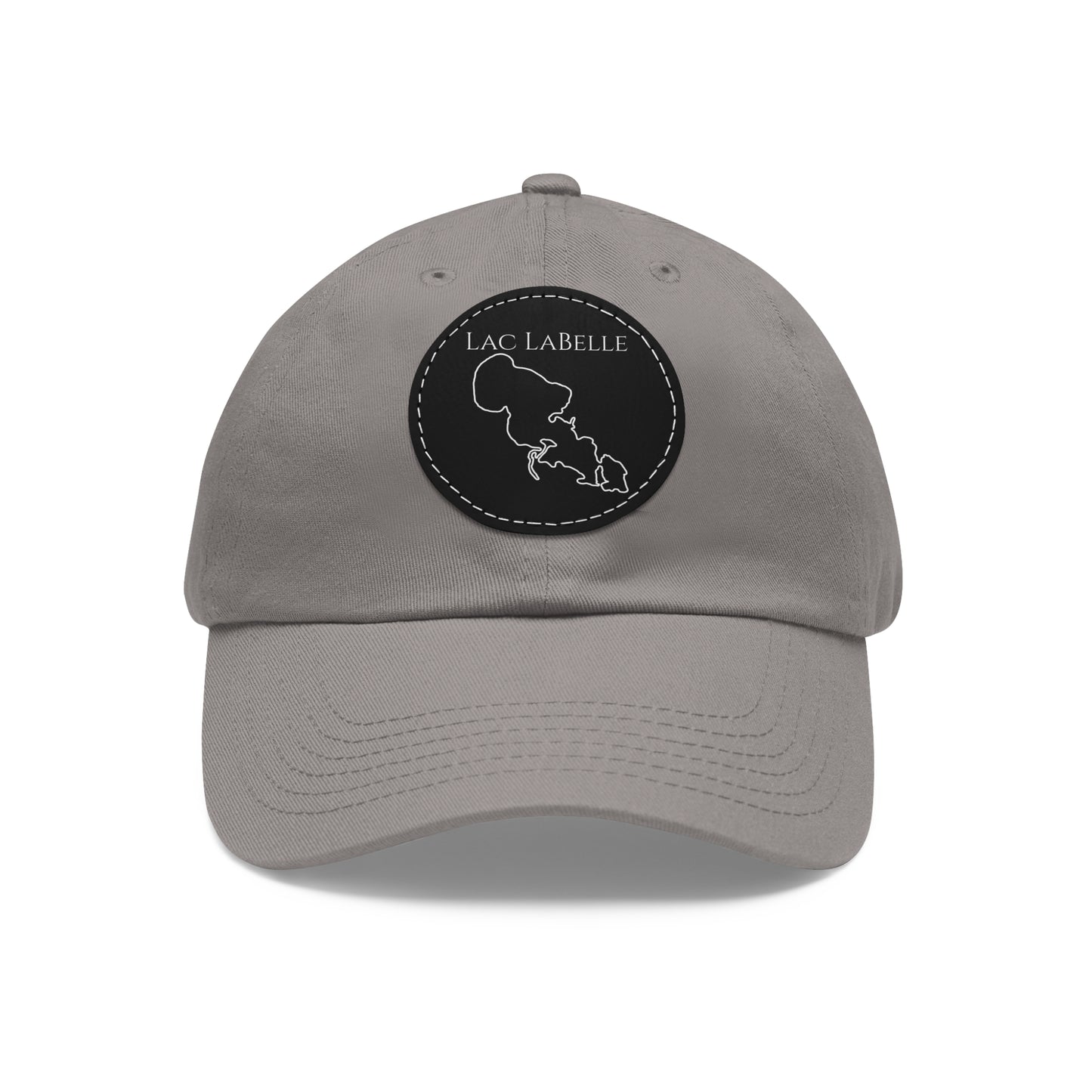 Lac LaBelle Embroidered Hat with Leather Patch