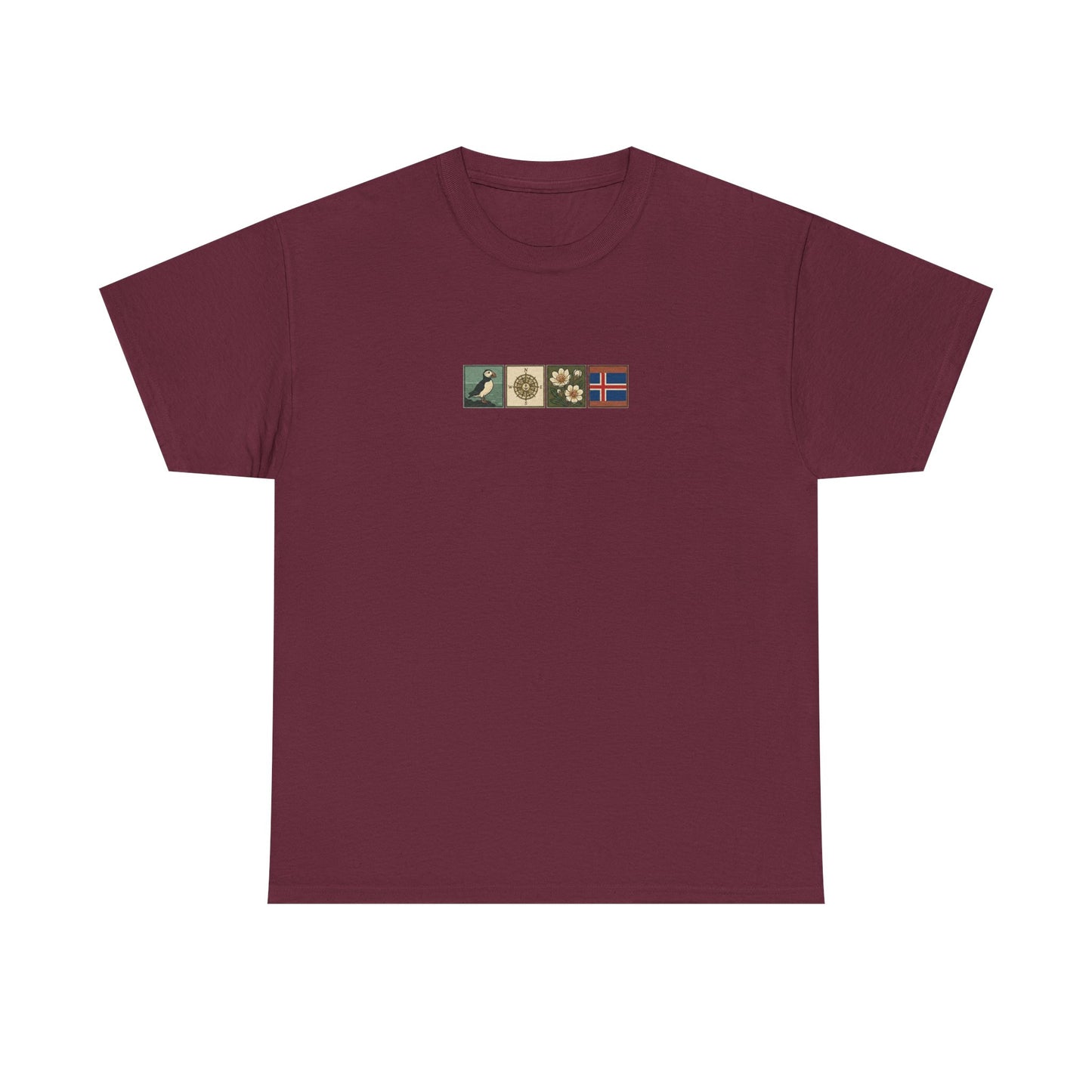 Iceland Vik - 4 panel front design - Unisex Heavy Cotton Tee