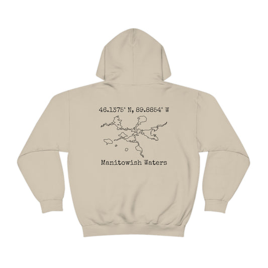 Manitowish Waters Standup Jetski - Unisex Heavy Blend Hooded Sweatshirt
