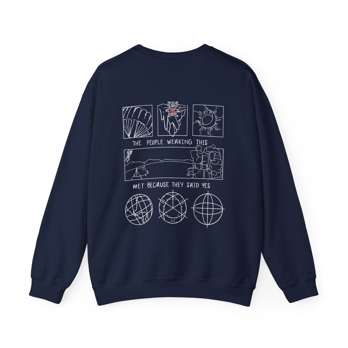 Yes UW - Unisex Heavy Blend™ Crewneck Sweatshirt