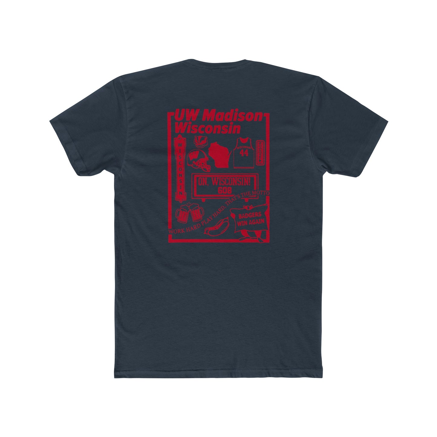 ToOrder Wisconsin Badgers Icon Tee — Gildan Softstyle