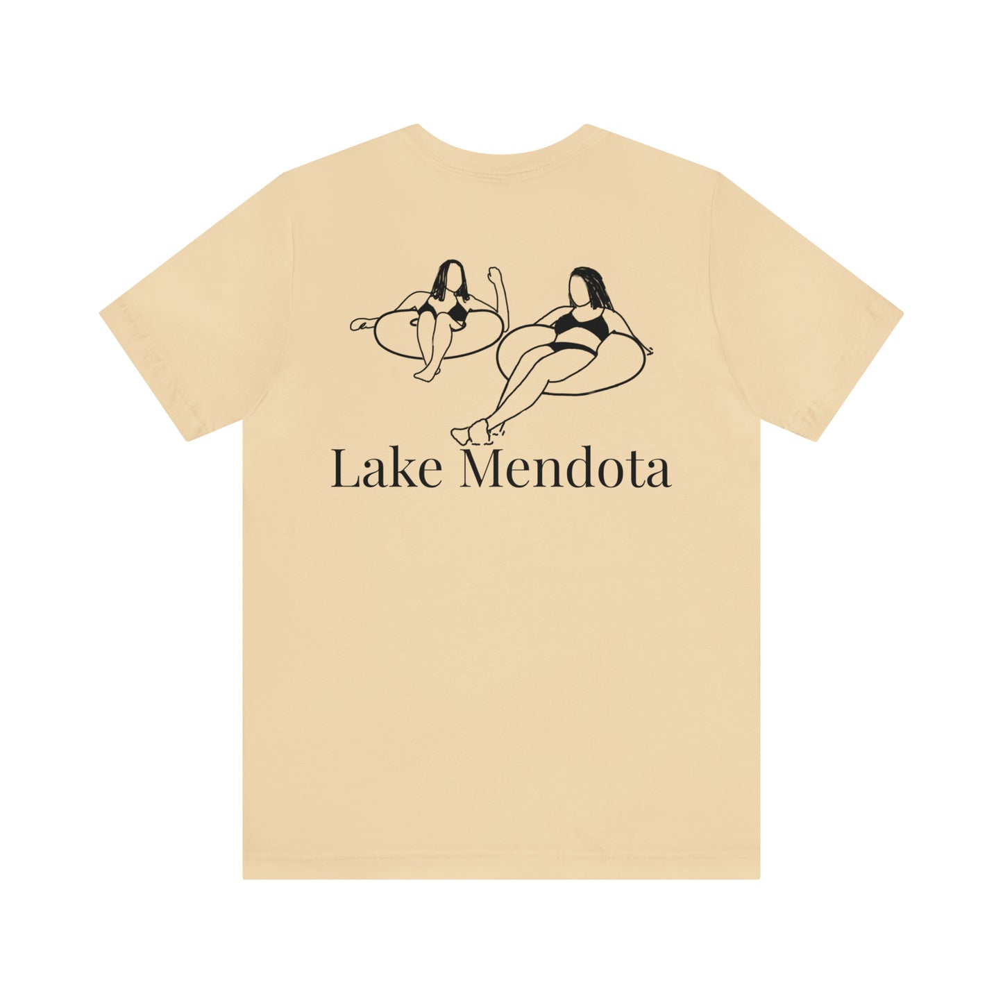 Lake Mendota Inner Tube Girls - Unisex Lightweight Short Sleeve Tee