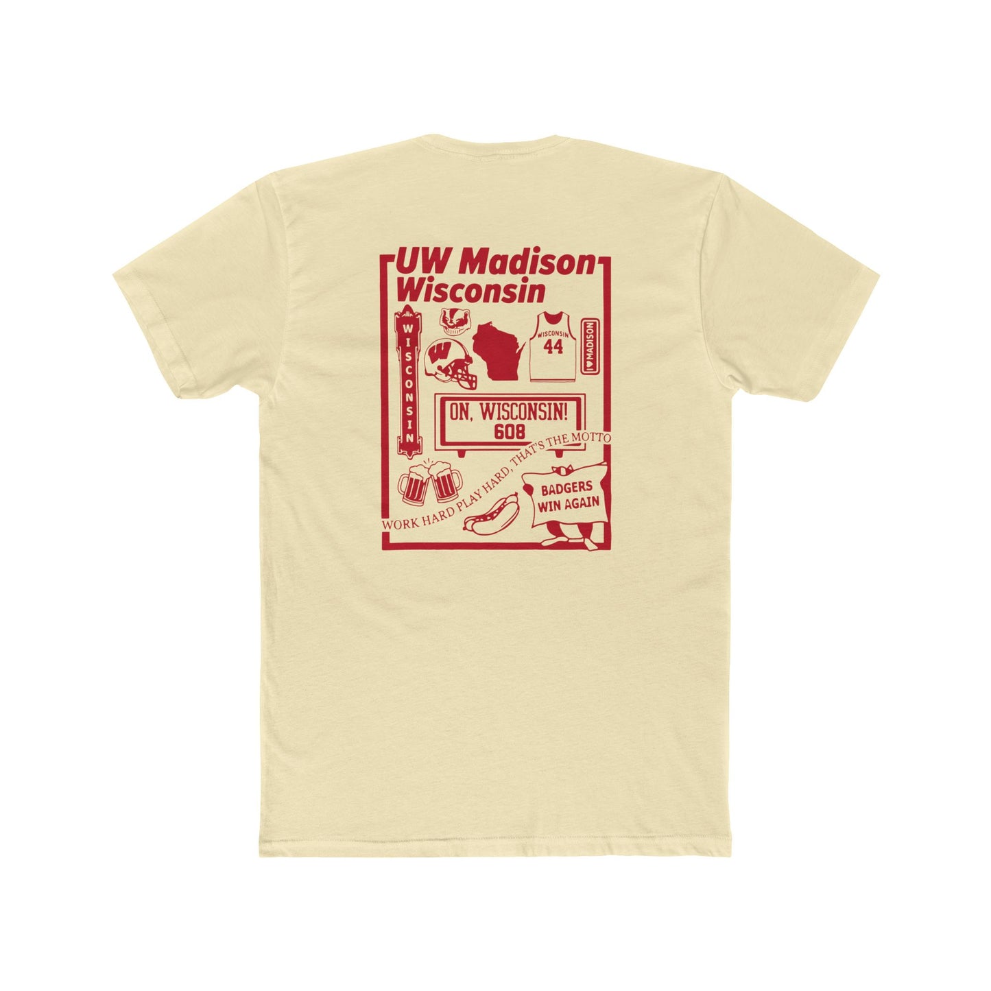 ToOrder Wisconsin Badgers Icon Tee — Gildan Softstyle