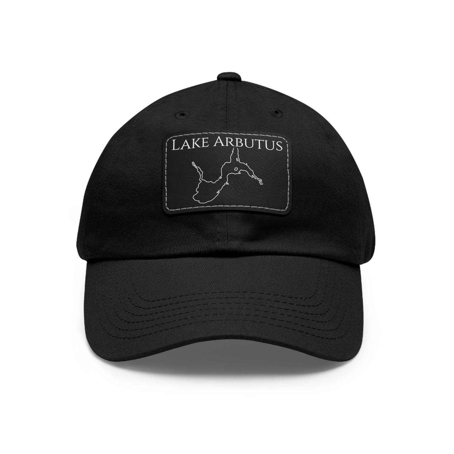 Lake Arbutus Embroidered Hat with Leather Patch