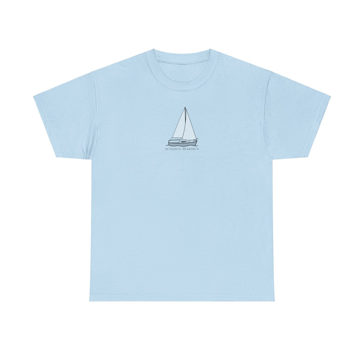 Sailboat Comfort Unisex Heavy Cotton Tee