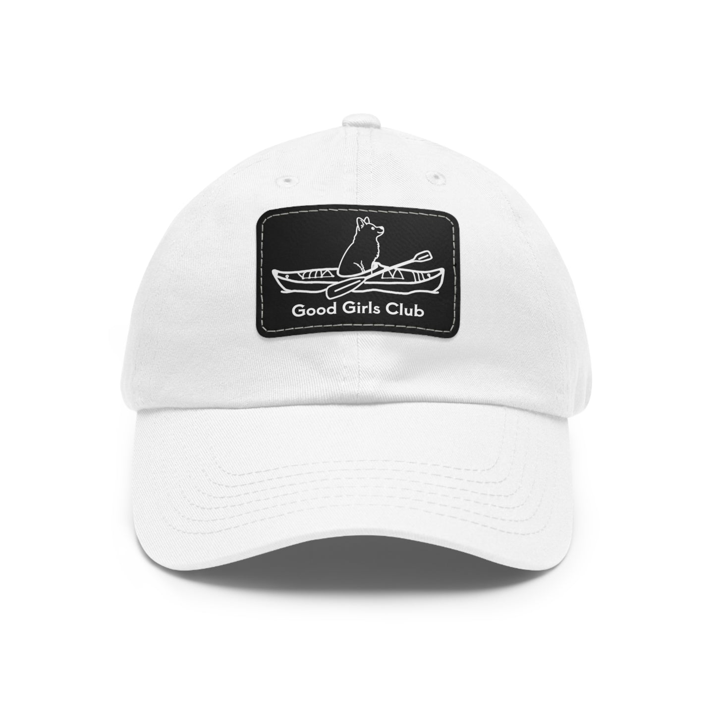 Good Girls Club Husky Kayak Dog - Hat with Leather Patch