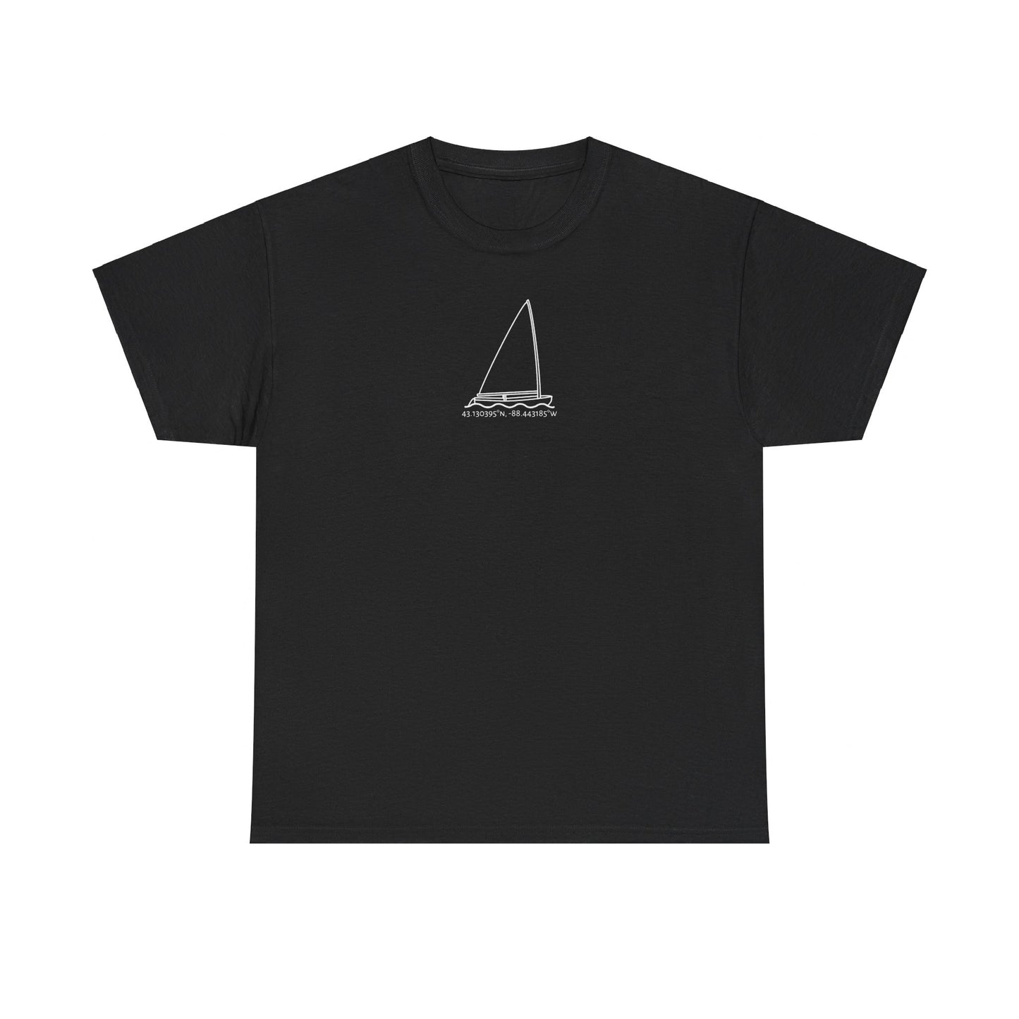 Sailboat Finn Model Unisex Heavy Cotton Tee