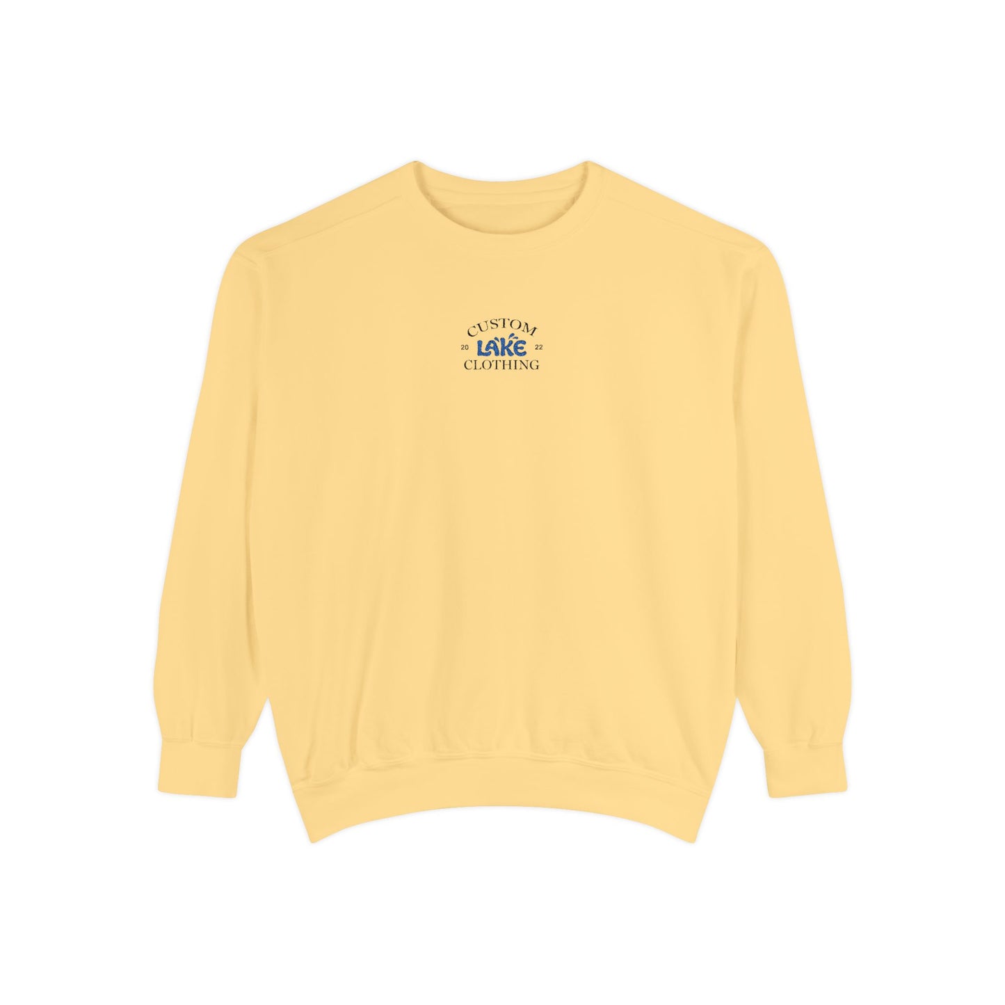 Crewneck Sweatshirt Embroidered - Comfort Colors