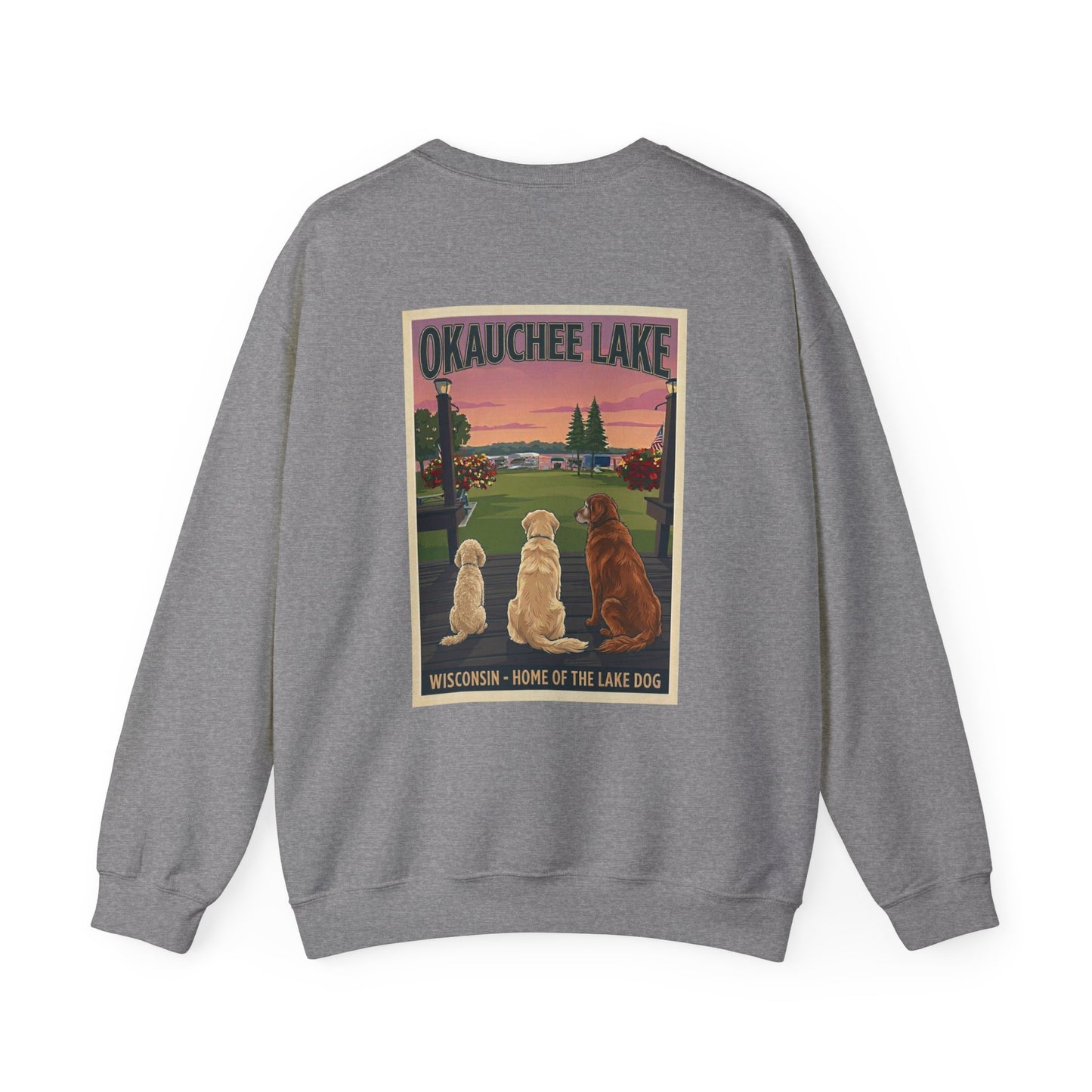 okauchee lake dogs - Unisex Heavy Blend™ Crewneck Sweatshirt