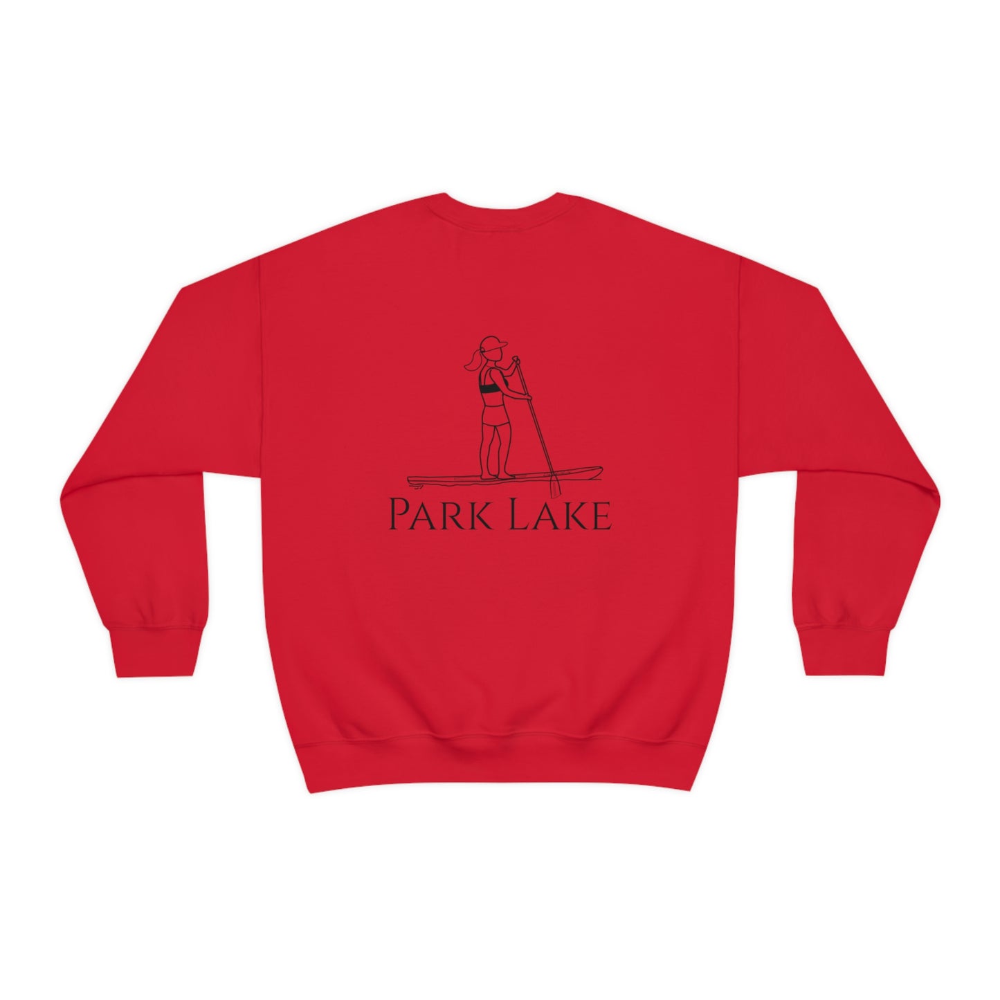 Paddle Board Girl - Park Lake Unisex Heavy Blend™ Crewneck Sweatshirt