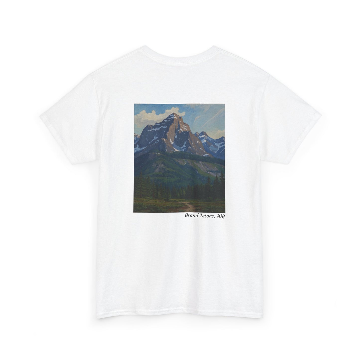 Grand Tetons Enjoy the adventure Earth Graphic Gildan T‑Shirt
