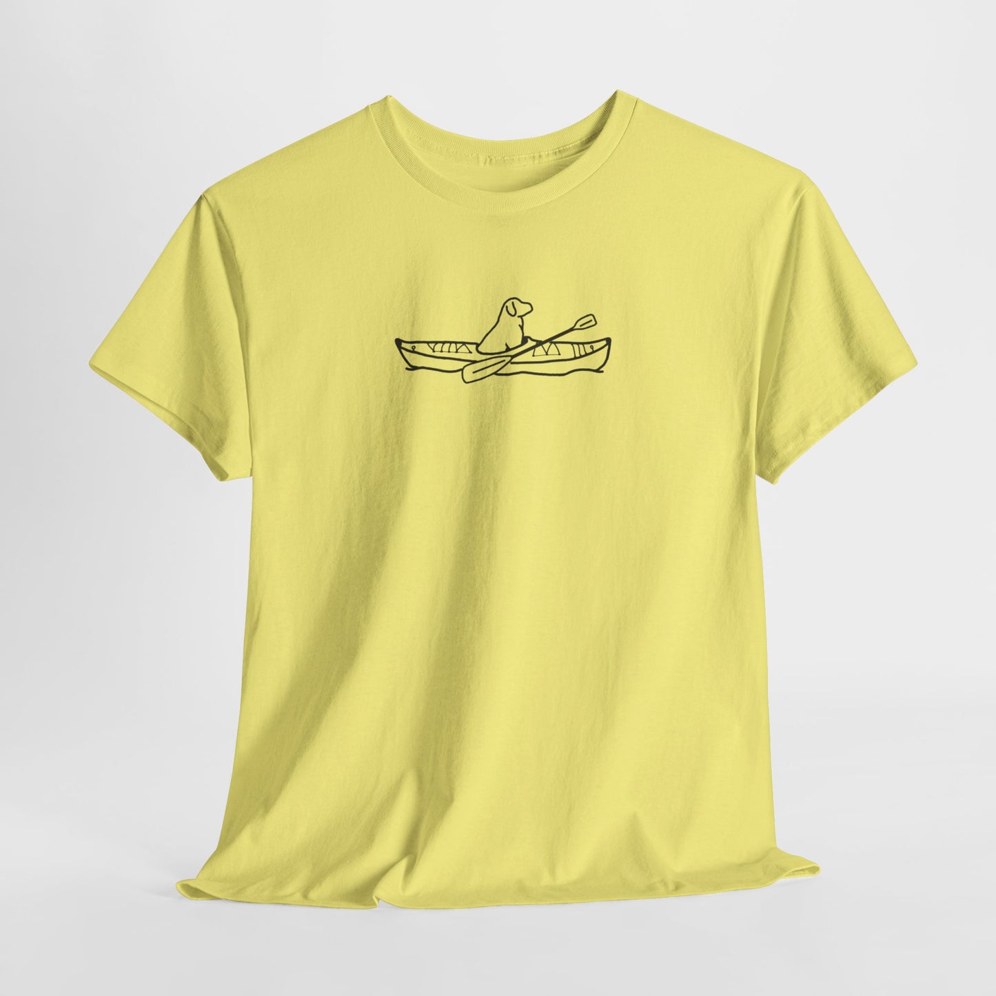 Kayak Dog Lab Unisex Heavy Cotton Tee