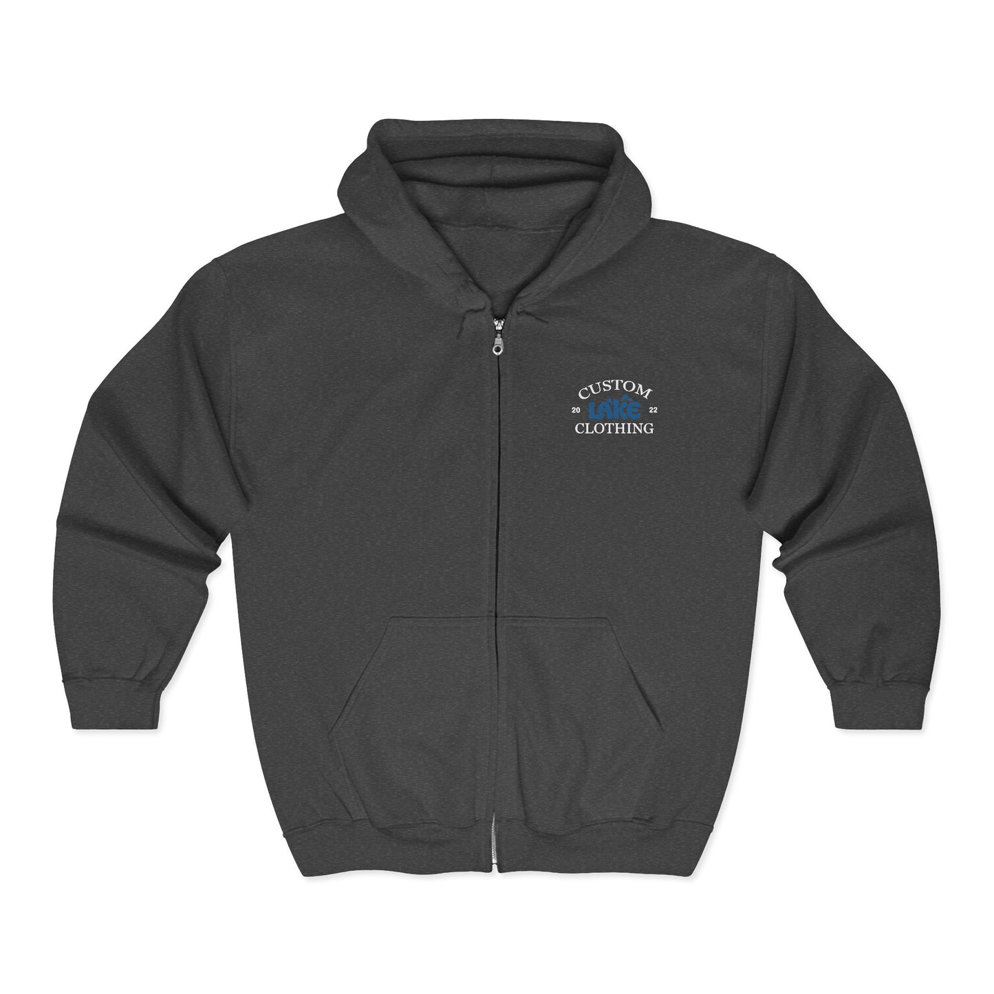 Custom Lake Clothing Zip up Hoodie -
