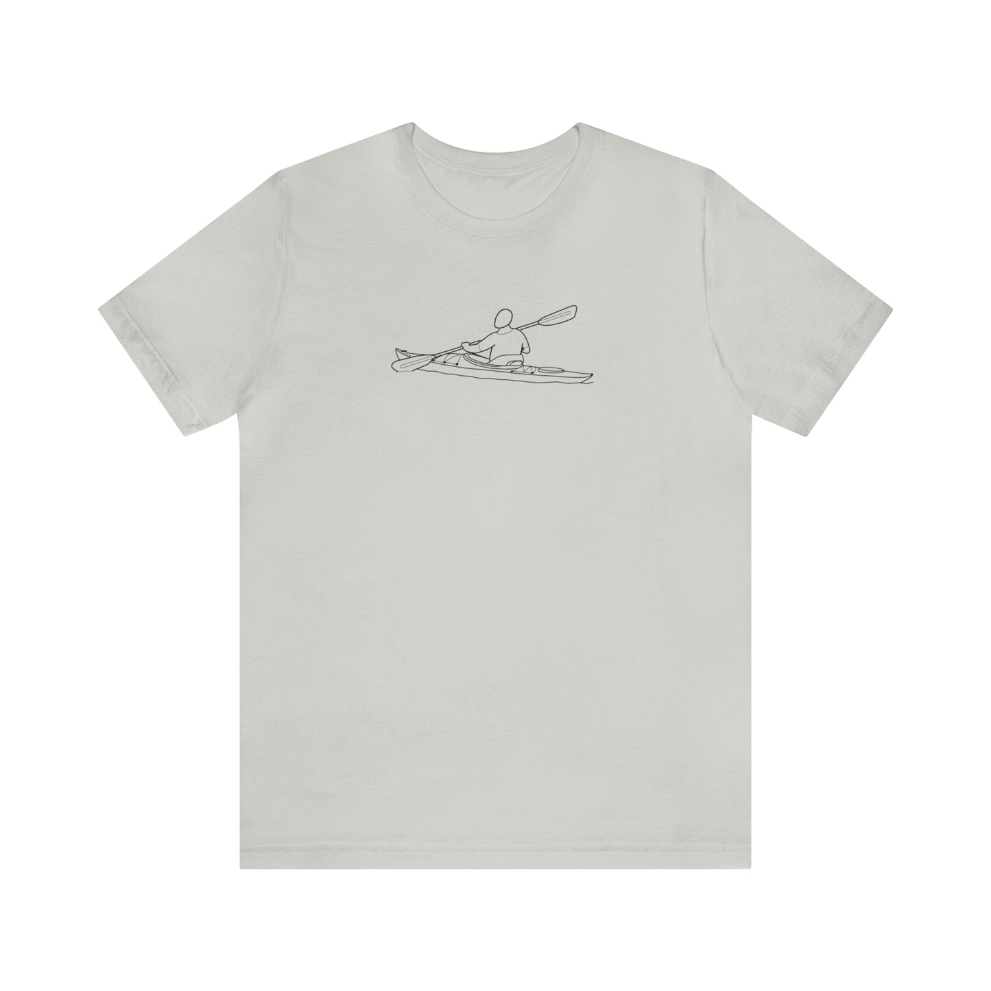 Eagle River Kayak Front - Unisex Lightweight Short Sleeve Tee