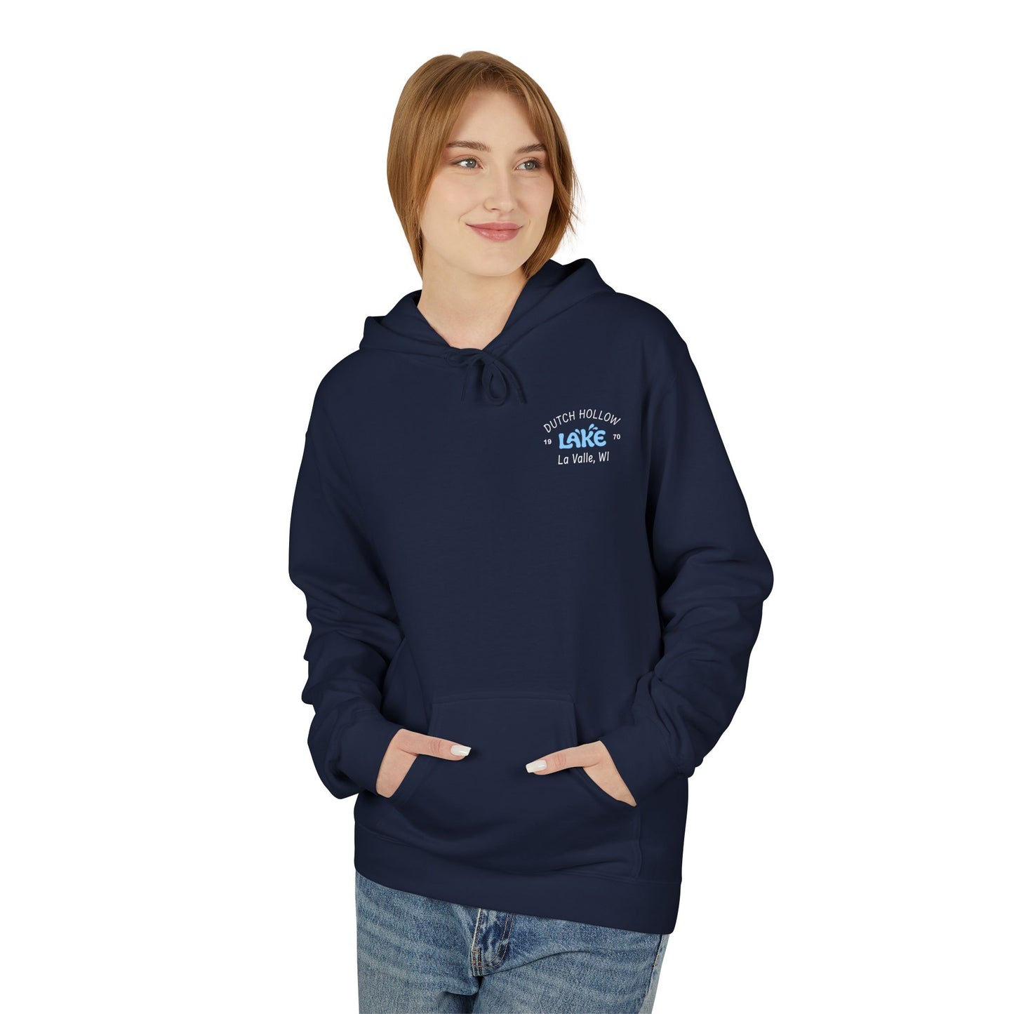 Dutch Hollow Line Art Midweight Travel Hoodie