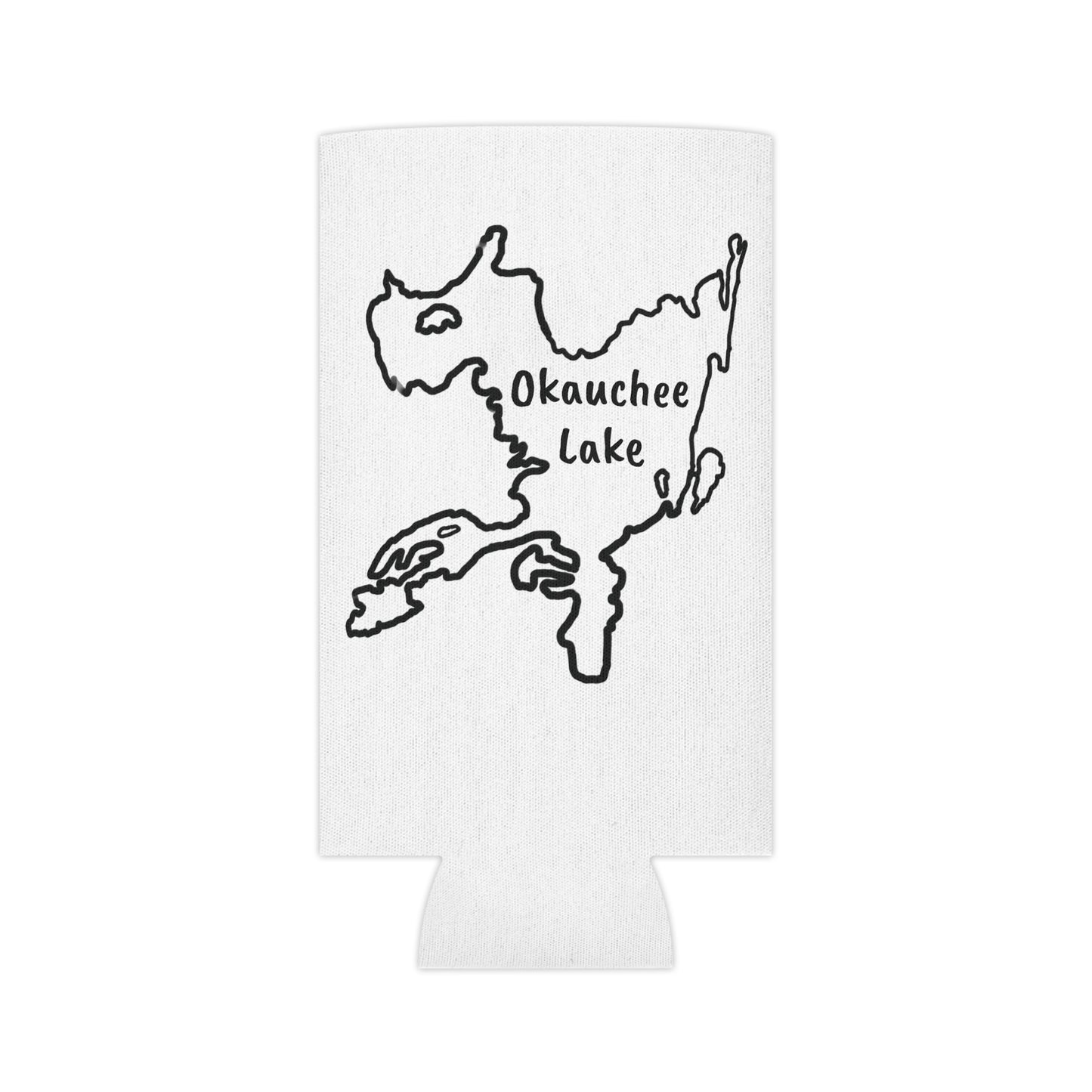 Okauchee Lake Sailboat Yngling Model Can Koozie