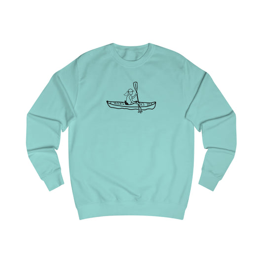 Manitowish Waters Kayak Girl - Men's Sweatshirt