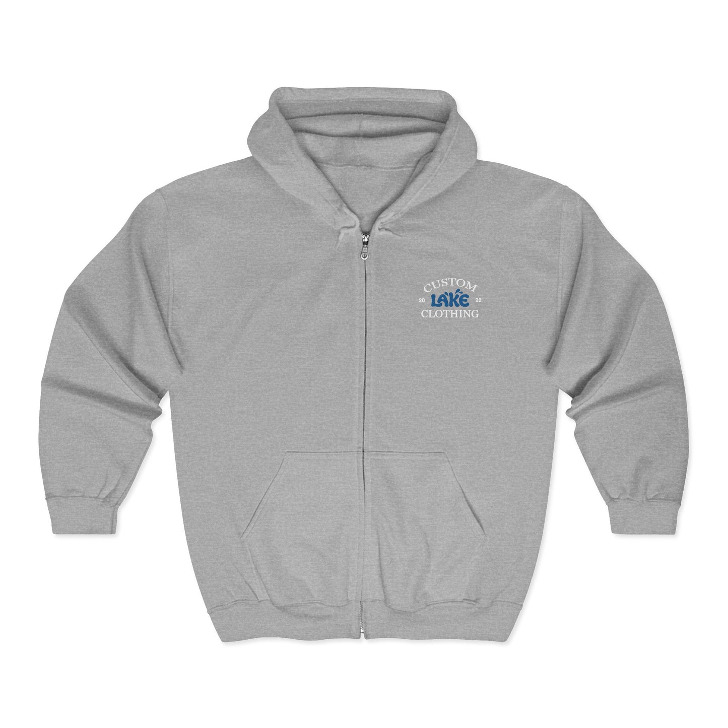 Custom Lake Clothing Zip up Hoodie -