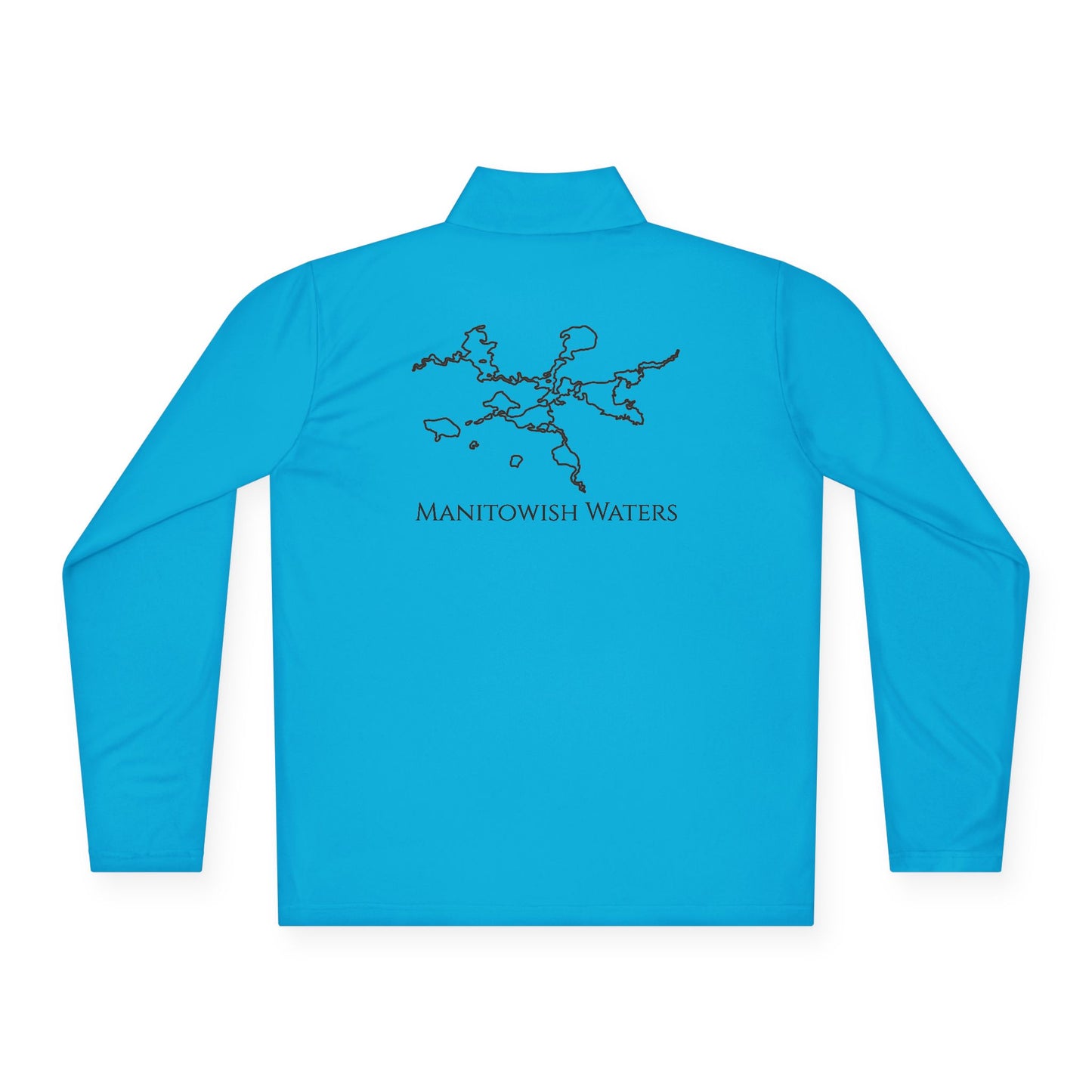 Manitowish Waters Outline Unisex Quarter-Zip