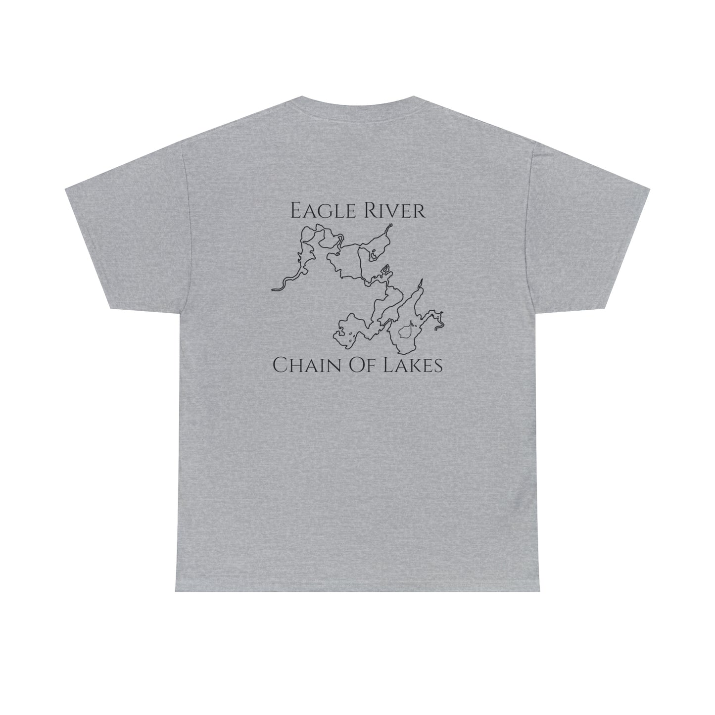 Eagle River Kayak Dog - Unisex Heavy Tee Shirt