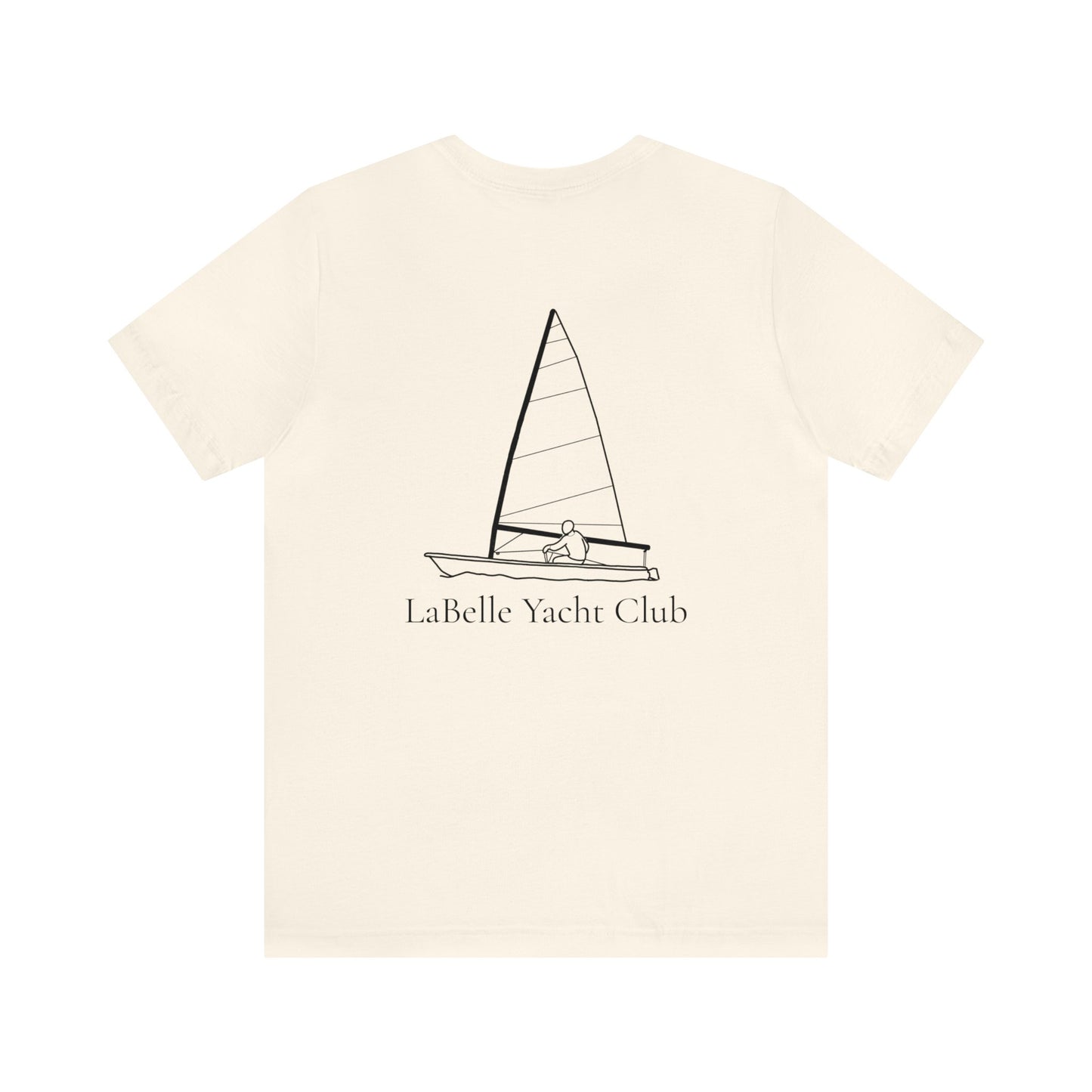 LaBelle Yacht Club Sailing - Unisex Lightweight Short Sleeve Tee