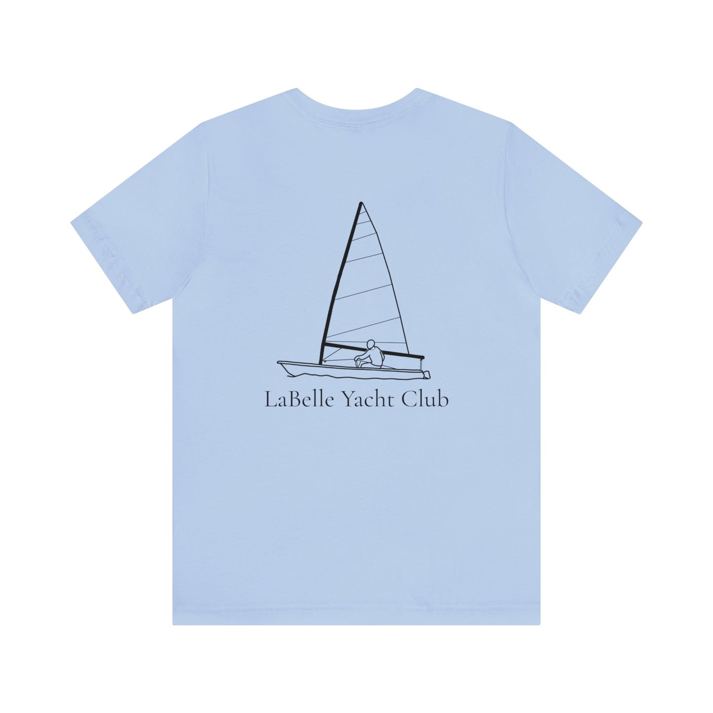 LaBelle Yacht Club Sailing - Unisex Lightweight Short Sleeve Tee