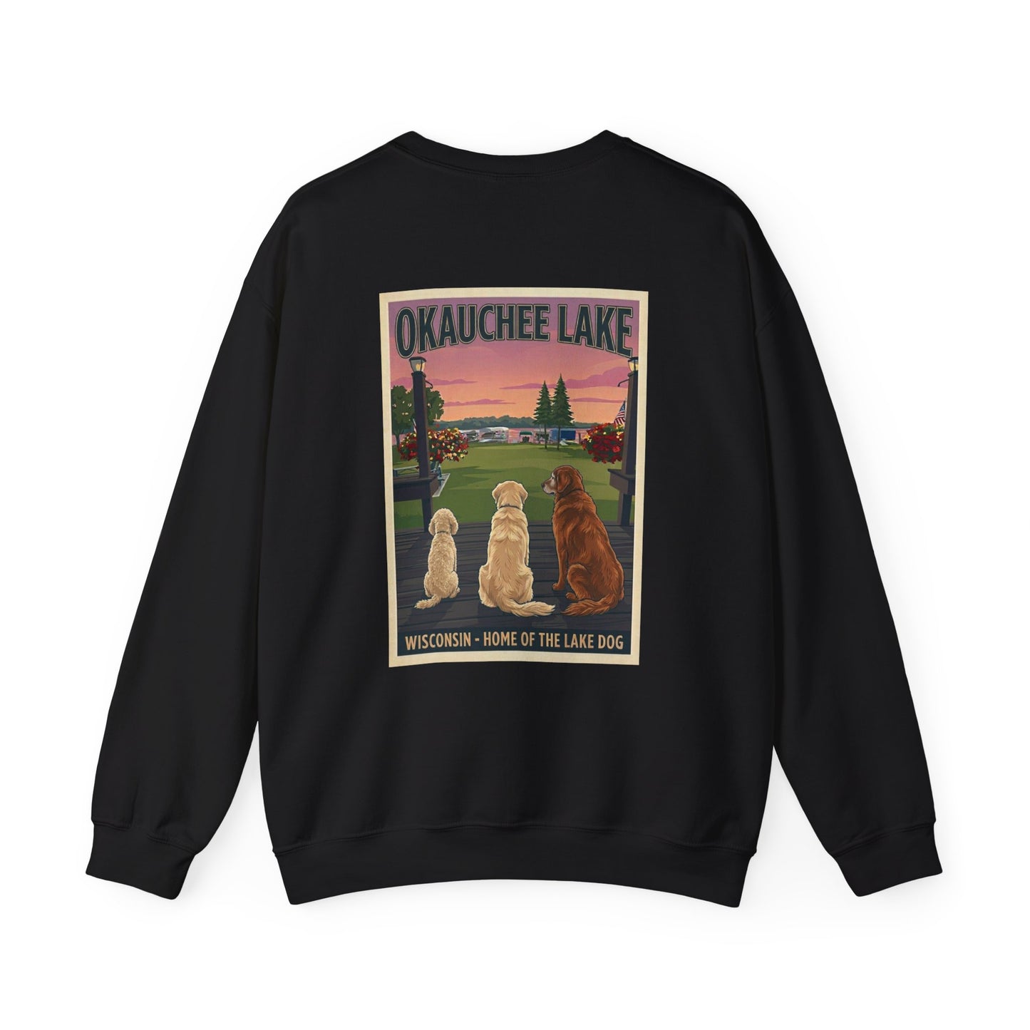okauchee lake dogs - Unisex Heavy Blend™ Crewneck Sweatshirt